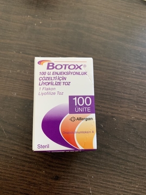 Тип токсина Allergan  1x100iu Botulium 1 пробирка/коробка