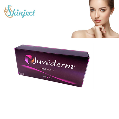 Hyaluronic кисловочный дермальный заполнитель Juvederm ультра 3 губы стороны