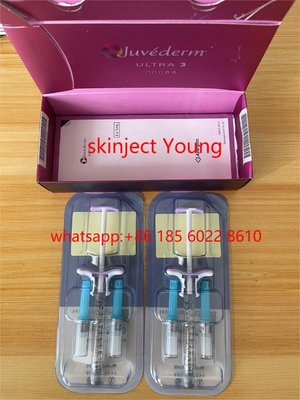 Juvederm ультра Hyaluronic кисловочный уход за лицом 3 2x1ml выравнивает дермальные заполнители для морщинок