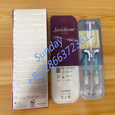 Заполнитель Juvederm Voluma подъема Hyaluronic кисловочный лицевой 24 Mg/Ml