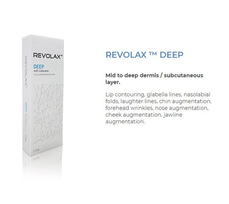 1,1 Ml Revolax с Ce заполнителя ШТРАФА ГЛУБОКИМ SUB-Q Lido вводимым дермальным отметили