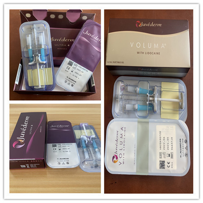 заполнители заполнителей губы 2x1ml Juvederm вводимые Hyaluronic кисловочные дермальные