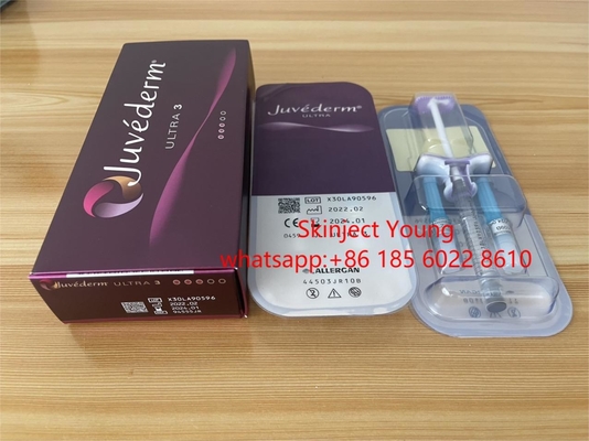 заполнители заполнителей губы 2x1ml Juvederm вводимые Hyaluronic кисловочные дермальные