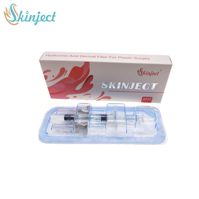Заполнитель впрыски Skinject 2ml продуктов красоты Hyaluronic кисловочный дермальный с Lido для стороны