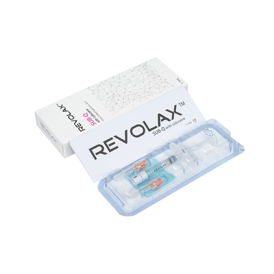 Впрыски заполнителя Revolax кисловочные с Lido Ha для Nasolabial створок/морщинок