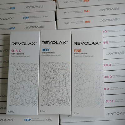впрыски заполнителя 1.1ml Revolax Hyaluronic кисловочные дермальные для косметических применений
