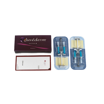 Заполнитель заполнителя губ Juvederm 2*1ml Hyaluronic кисловочный дермальный с Lido Ultra4