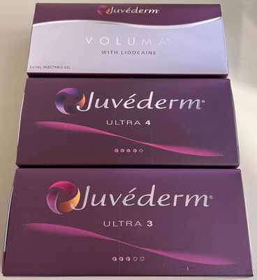 Перекрестный соединенный заполнитель Juvederm вводимый Hyaluronic кисловочный для губ применяет обложку к заботе