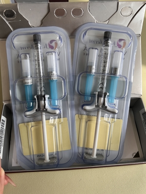 Перекрестный соединенный заполнитель Juvederm вводимый Hyaluronic кисловочный для губ применяет обложку к заботе