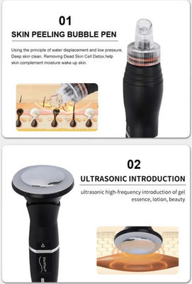 Черная жемчужина Уход за кожей и глазами Водород кислород пузырьки очистка кожи увлажняющая косметическая машина