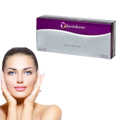 2 шприца*1 мл Лицевое Dermal Filler Инъекция гиалуроновой кислоты для челюсти/ носа/ губ/ щеки и подбородков