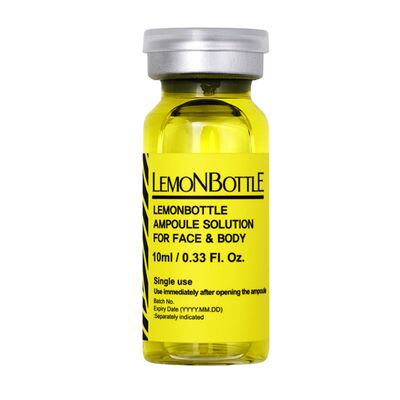 Липолитическая инъекция в бутылке с лимоном 10 мл для эффективного снижения жировых отложений