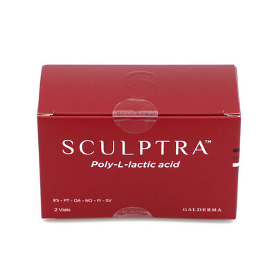 Red Sculptrure, 2 флакона, усовершенствованный инъекционный препарат, стимулирующий коллаген, для восстановления объема лица и длительного омоложения кожи