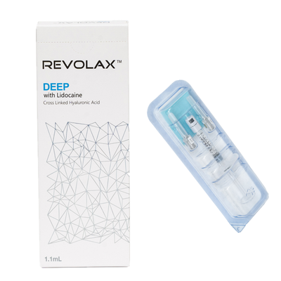 1.1 мл Revolax Deep HA Dermal Filler для глубоких морщин лица Добавить объем губам