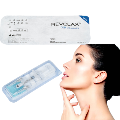 1.1 мл Revolax Deep HA Dermal Filler для глубоких морщин лица Добавить объем губам