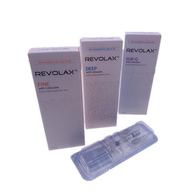 Заполнитель 1.1ml Revolax глубокий Hyaluronic кисловочный лицевой с