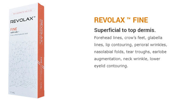 Тонкой линии заполнителя 1.1ml Revolax Hyaluronic кисловочная Кореи морщинка дермальной анти-