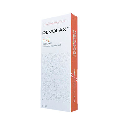 Тонкой линии заполнителя 1.1ml Revolax Hyaluronic кисловочная Кореи морщинка дермальной анти-