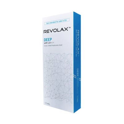 Впрыски 1.1ml губы Revolax Hyaluronic кисловочные