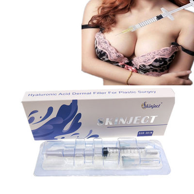 Впрыски заполнителя груди Skinject 10ml Hyaluronic кисловочные
