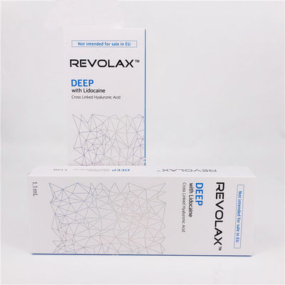 Заполнитель 1.1ml Revolax Hyaluronic кисловочный дермальный отлично вводимый