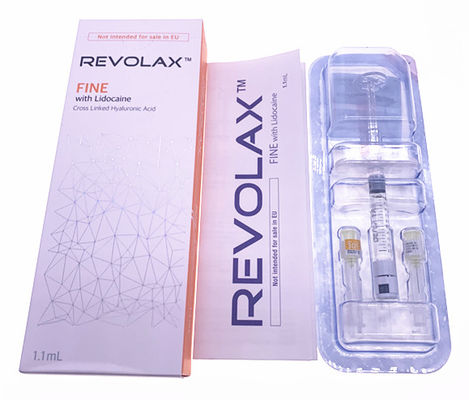 Заполнитель 1.1ml Revolax Hyaluronic кисловочный дермальный отлично вводимый