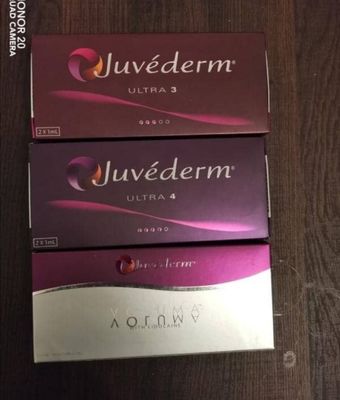 Сторона заполнителя Juvederm Hyaluronic кисловочная дермальная заполняя дермальную впрыску ультра 3 заполнителя