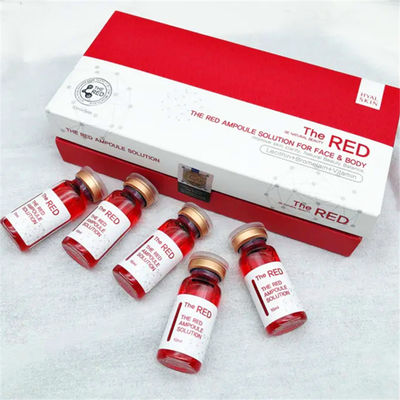 Красное жирное растворяя решение 10ml сыворотки липолитическое каждая пробирка