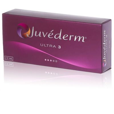 Заполнитель впрыски заполнителя иглы шприца Juvederm Ultra3 2*1ml Hyaluronic кисловочный дермальный для губ