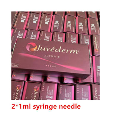 Заполнитель впрыски заполнителя иглы шприца Juvederm Ultra3 2*1ml Hyaluronic кисловочный дермальный для губ