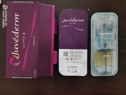 Заполнитель ультра 3 Hyaluronic кисловочный дермальный 2x1ML Juvederm для увеличения губ