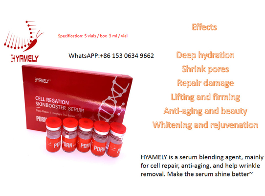 впрыска ручки Meso сыворотки 3ml Hyamely Pdrn Microneedling Hyaluronic