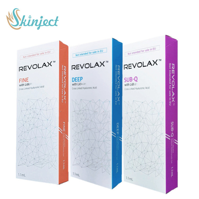 Глубокий Hyaluronic кисловочный заполнитель 24mg/Ml HA Revolax впрыски дермальный