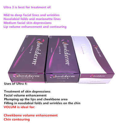 Заполнитель ультра 4 Juvederm дермальный для губ применяет обложку к заполнителю дермального заполнителя Hyaluronic кисловочному дермальному