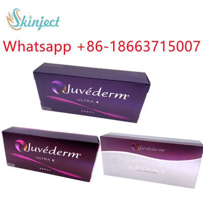 Заполнители губы Juvederm Ultra3 Ultra4 Hyaluronic кисловочные вводимые