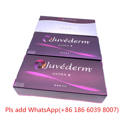 Дермальные заполнители Juvederm впрысок губы заполнителя для Ultra3 Ultra4 Voluma
