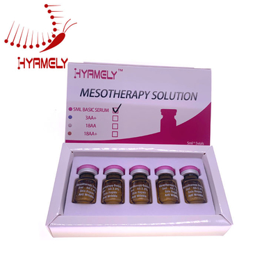 Сыворотка заполнителя Meso решения Hyamely 5ML Hyaluronic кисловочная дермальная