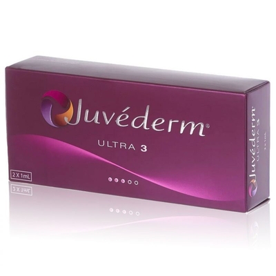 Кислота Juvederm Ultra3 вводимая Hyaluronic для заполнителя дермального 2x1ml губы