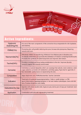 Кожа Rejuvenating сыворотка PDRN Skinbooster Meso для регенерации коллагена