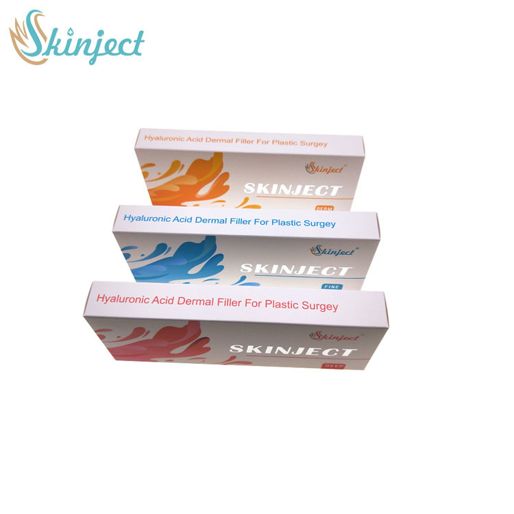 Заполнитель впрыски Skinject 2ml продуктов красоты Hyaluronic кисловочный дермальный с Lido для стороны