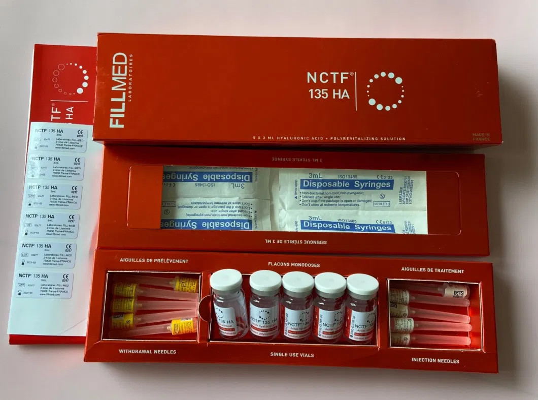 Наполненный Nctf 135ha Мезотерапия Инъекционный усилитель кожи для обращения в возрасте Энергизатор Филорга Антивозрастная Удаление морщин