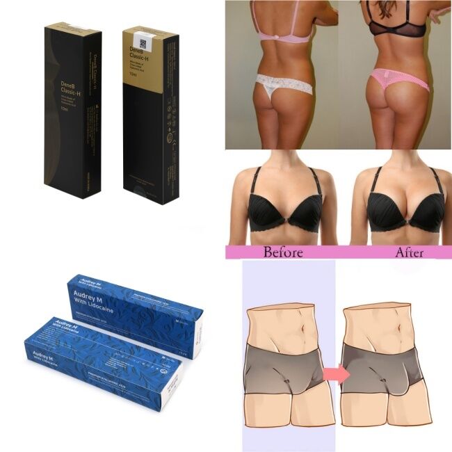 10 мл 20 мл Чистая гиалуроновая кислота для увеличения груди и задницы