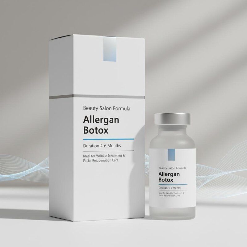Beauty Salon safe Allergan Botox formula duration 4 to 6 months ideal for wrinkle treatment and facial rejuvenation care