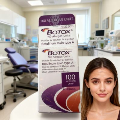 Allergan Инъекционный Ботокс 100u для лица (onabotulinumtoxinA Тип A) для улучшения мимических морщин