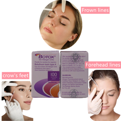 New Botox Allergan Aesthetics 100IU Toxin Injection Smooth Wrinkles Reduction